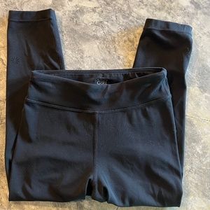 Girls Athleta Girl Cropped Leggings Black Great Condition Size Small 7